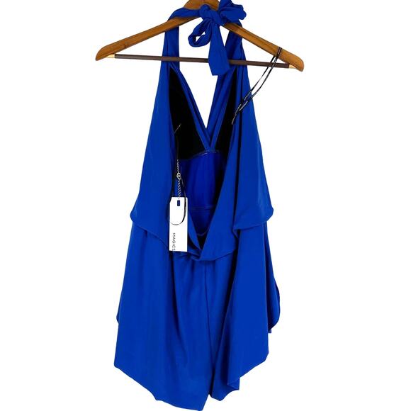 Magicsuit NWT Bianca One Piece Romper Swimsuit Sapphire Size 16 Wireless Bra - Picture 3 of 10